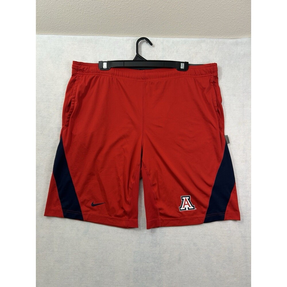 Vintage Nike Arizona Wildcats Shorts Mens M Red Navy Blue NCAA 2011 24475X-AZ4
